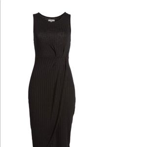 Gathered Waist Midi Dress